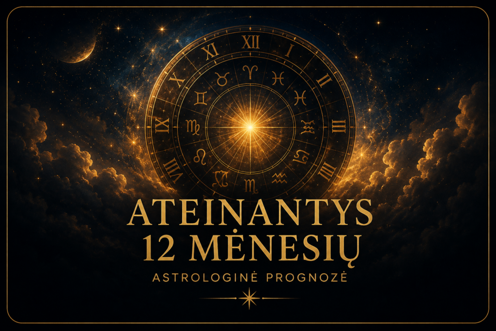 Ateinančių 12 mėnesių astrologinė prognozė